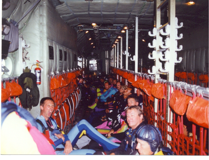 Inside c130 maylasia